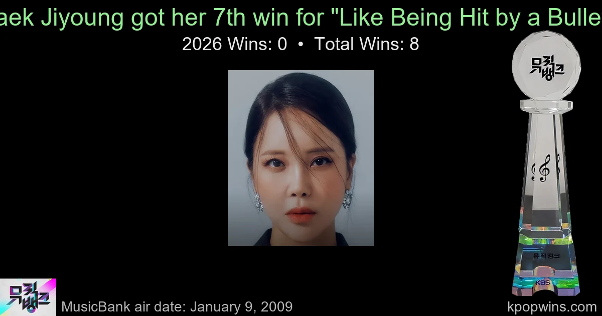 Baek Jiyoung - Like Being Hit by a Bullet